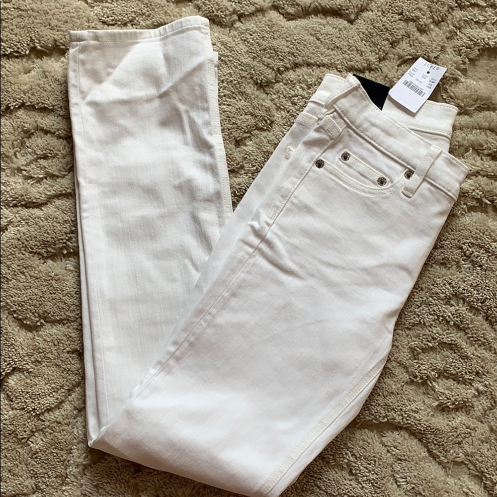Jcrew white jeans
